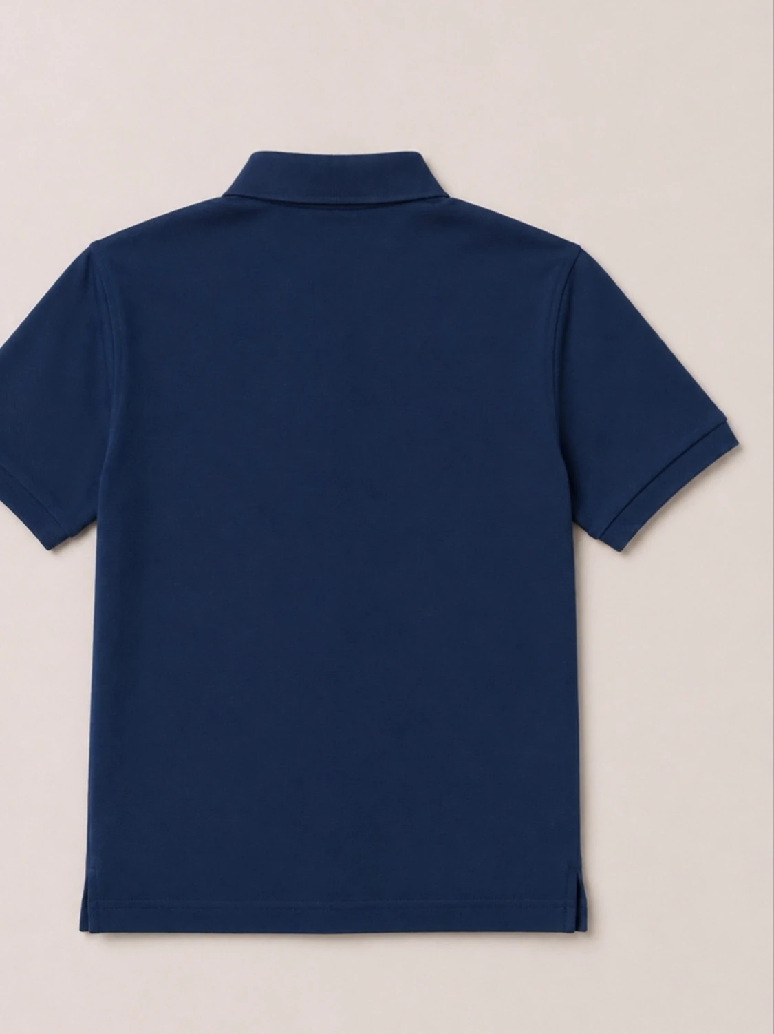 Marinblå pikétröja från Lacoste - 1