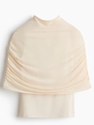 Beige meshig topp med cape-känsla - Oanvänd Top från H&M. Org pris 199 kr. Skriv för mer bilder. 