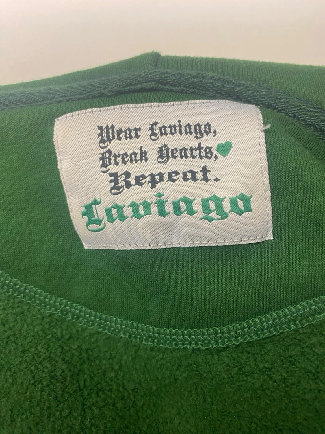 Grön hoodie med dragkedja från Laviago - 1