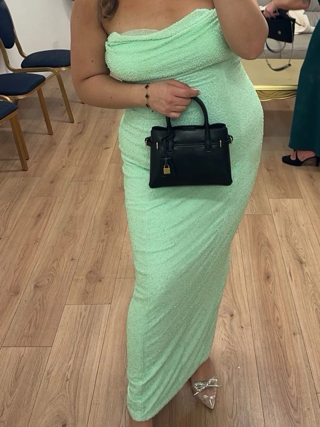 Oh polly mint green dress - 6
