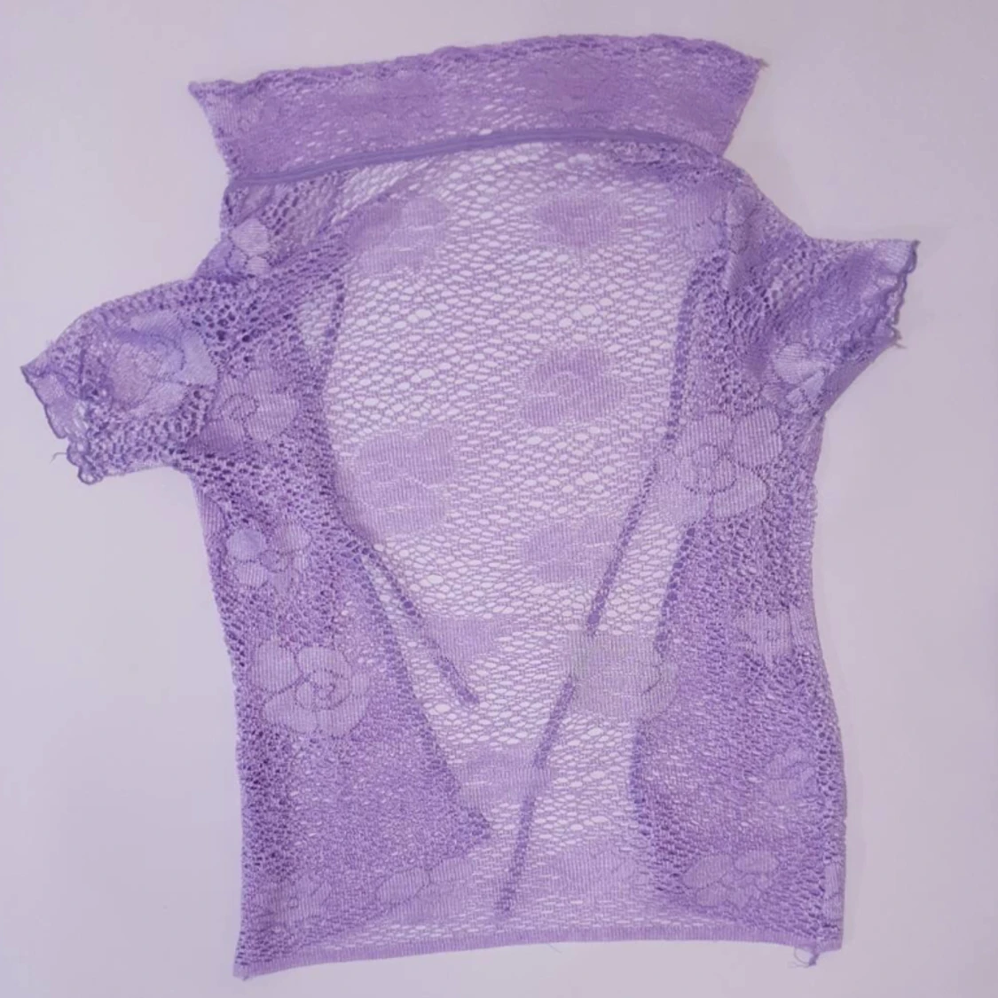 Lila spets topp   - 90