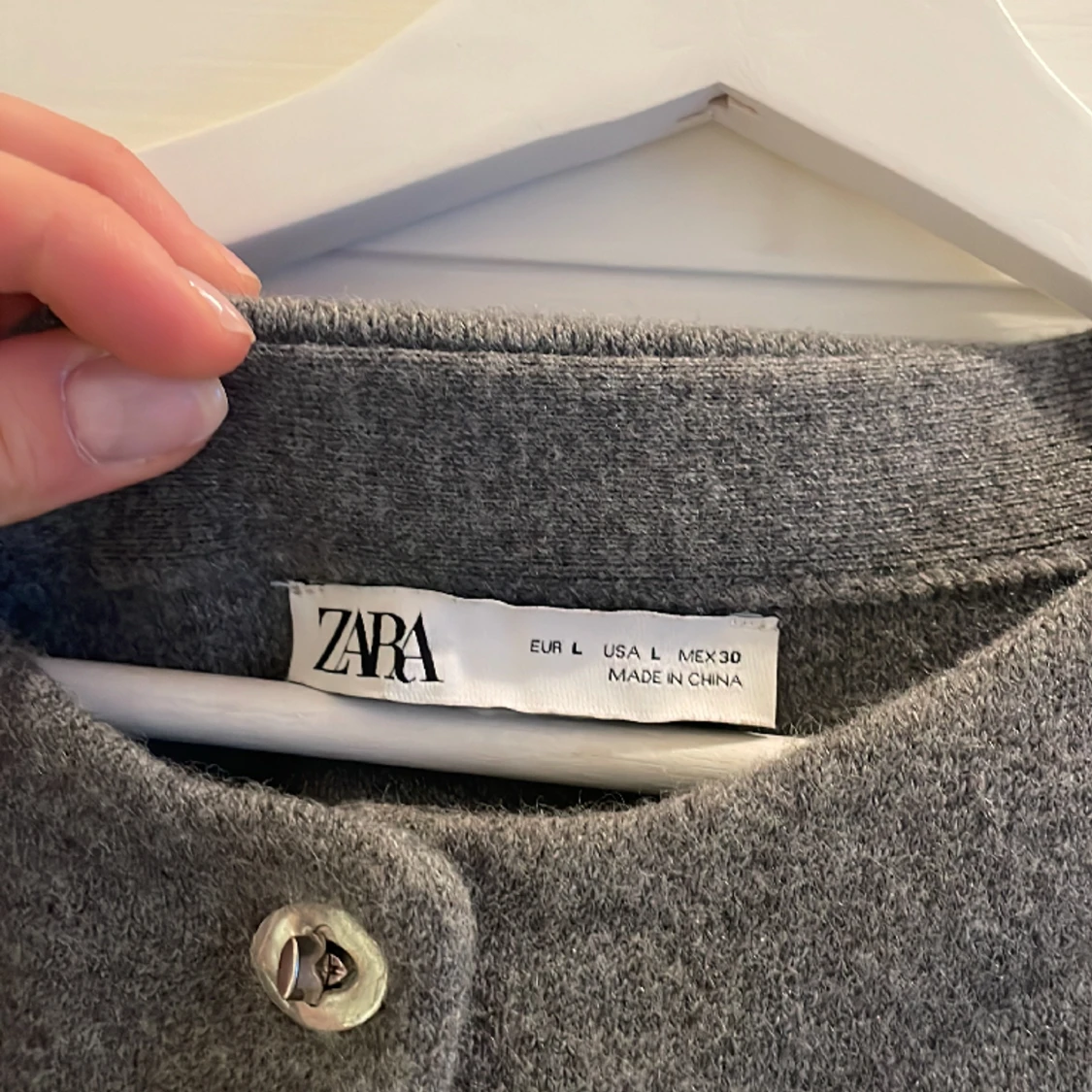 Zara grå kofta - 90