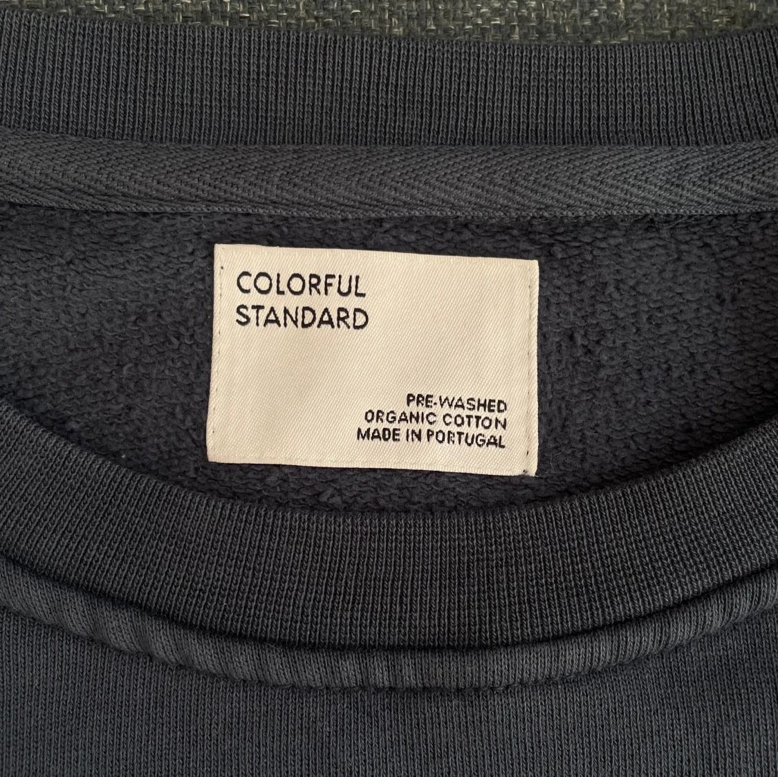 Långarmad blå tröja  - 91