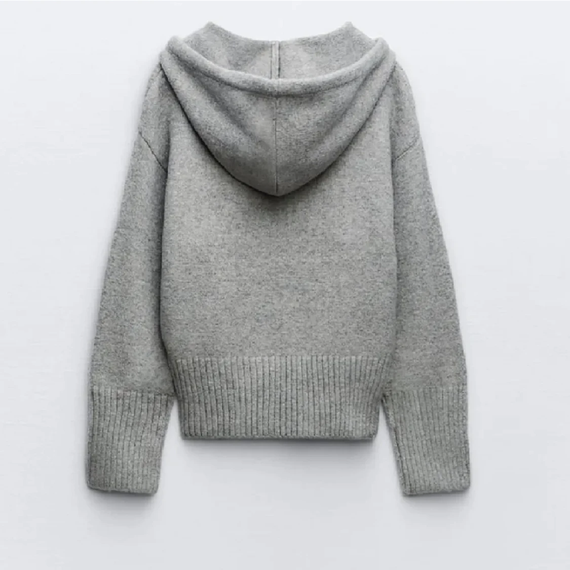 Stickad hoodie - 90