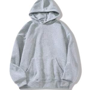 Säljer denna gråa hoodie från shein då den inte används längre, nopprig efter tvätt och därav priset men pris kan diskuteras, snörena har åkt ut. hör av er vid frågor mm❤️