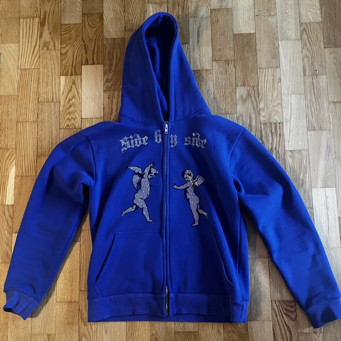 Side by Side Rhinestone hoodie