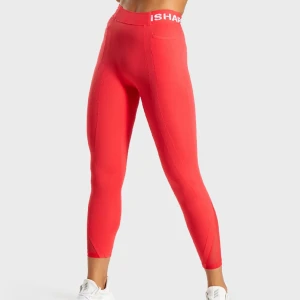 Gymshark Legacy Fitness Tights 7/8 Orange Coral XXS XS - Worn 1x. Runs small, could fit XXS and XS. 3/4 length with mesh detailing. No holes, rips, tears, stains. There’s a tiny raised spot on the waistband but probably where the tags were attached by the manufacturer. Smoke and pet free storage space.
