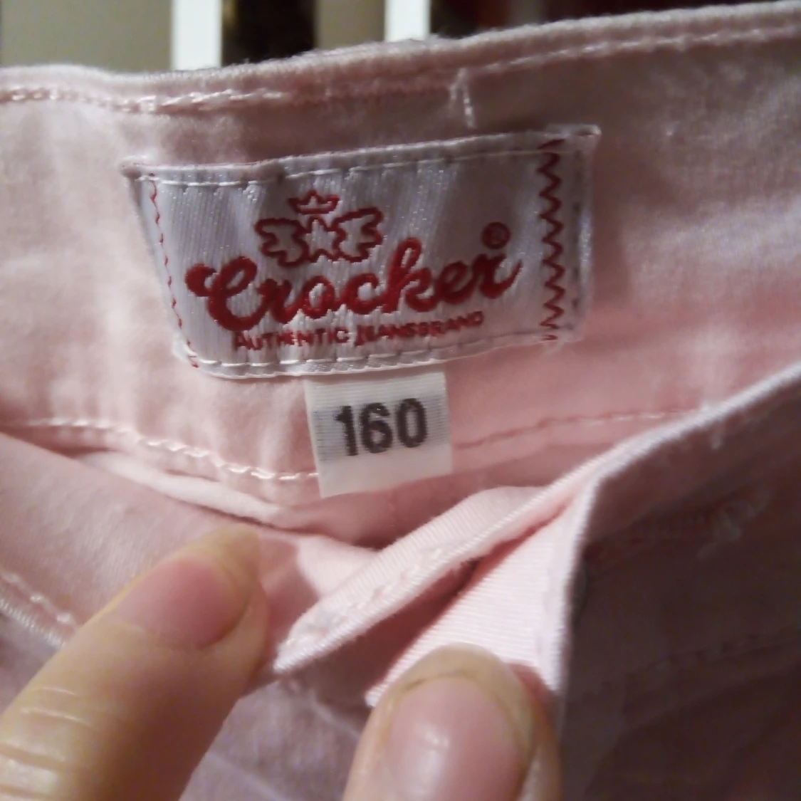 Ljus rosa jeans byxor  - 91