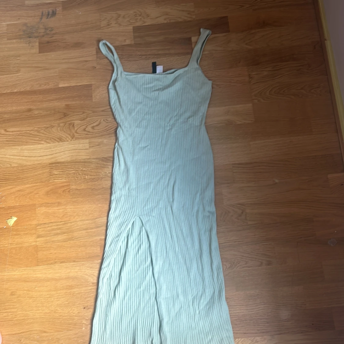 Pistagegrön bodycon klänning