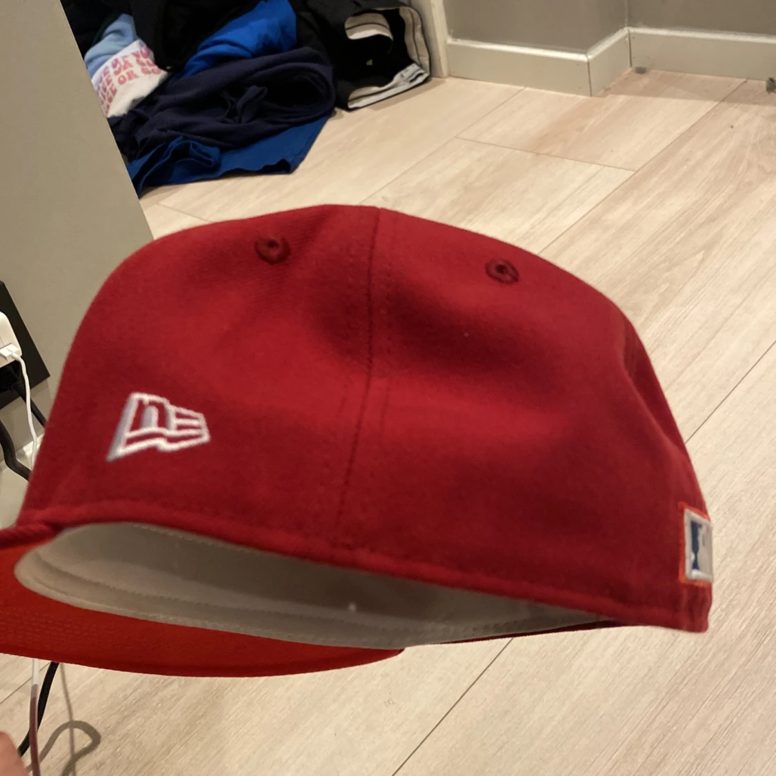 Röd baseball keps - 93