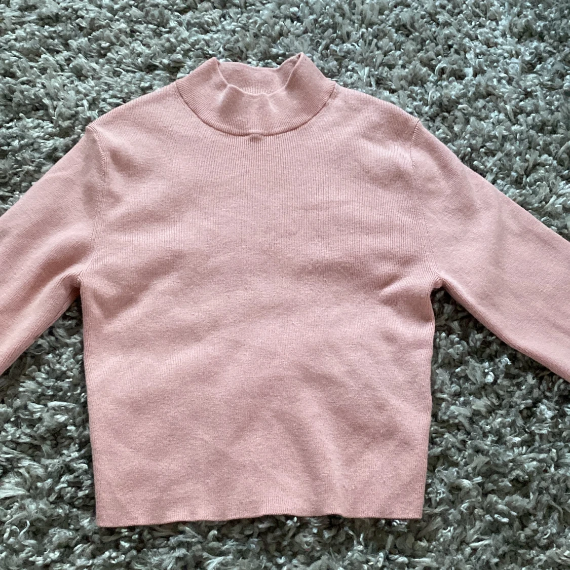 Rosa ribbad tröja🩷🩷🩷