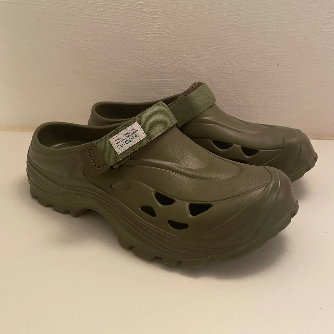 Suicoke Green Mok Slippers - 90