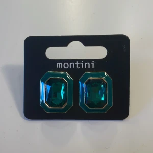 Gröna örhängen  - Underbara örhängen i en grön färg. Dessa par örhängen har inte används eftersom jag har inte kunnat ha dem på ett tillfälle. Örhängena är ganska nya men som sagt oanvända. Frakt 29kr 