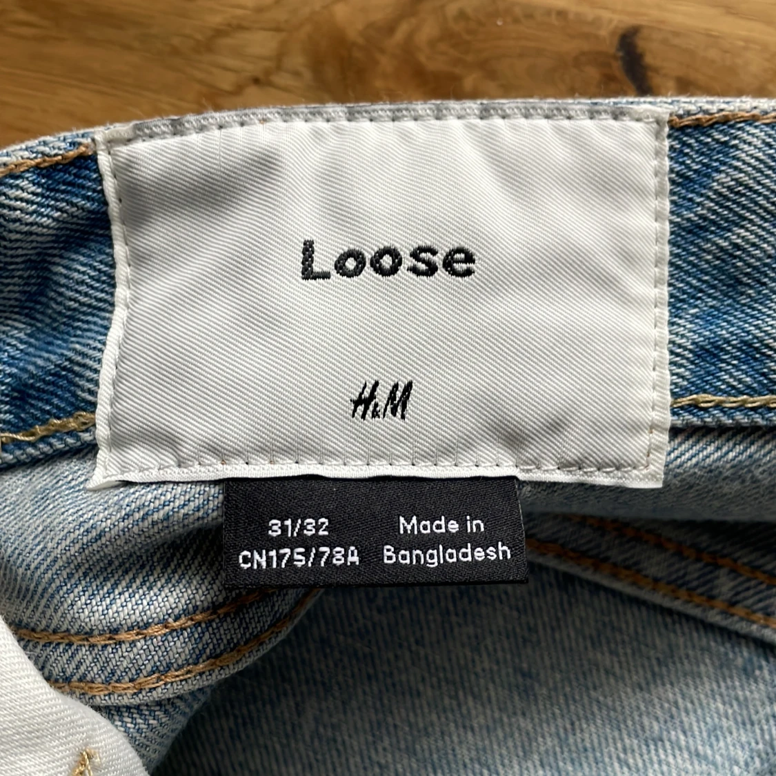 Loose ljusblåa jeans för kille - 91