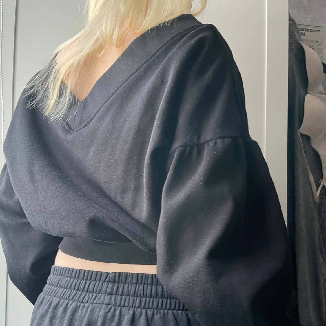 Svart fintröja - 90