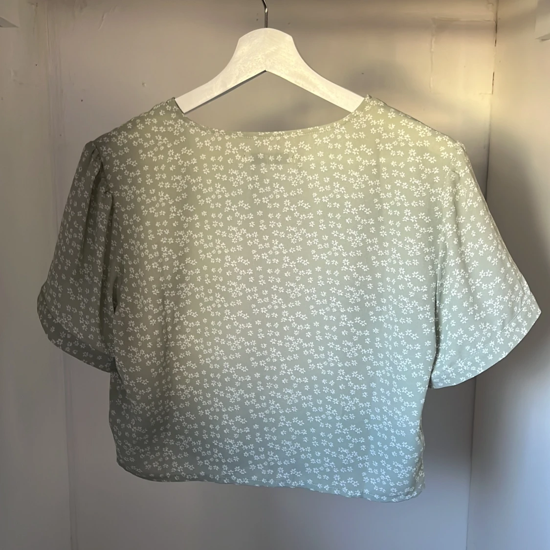 Blommig blus topp - 91