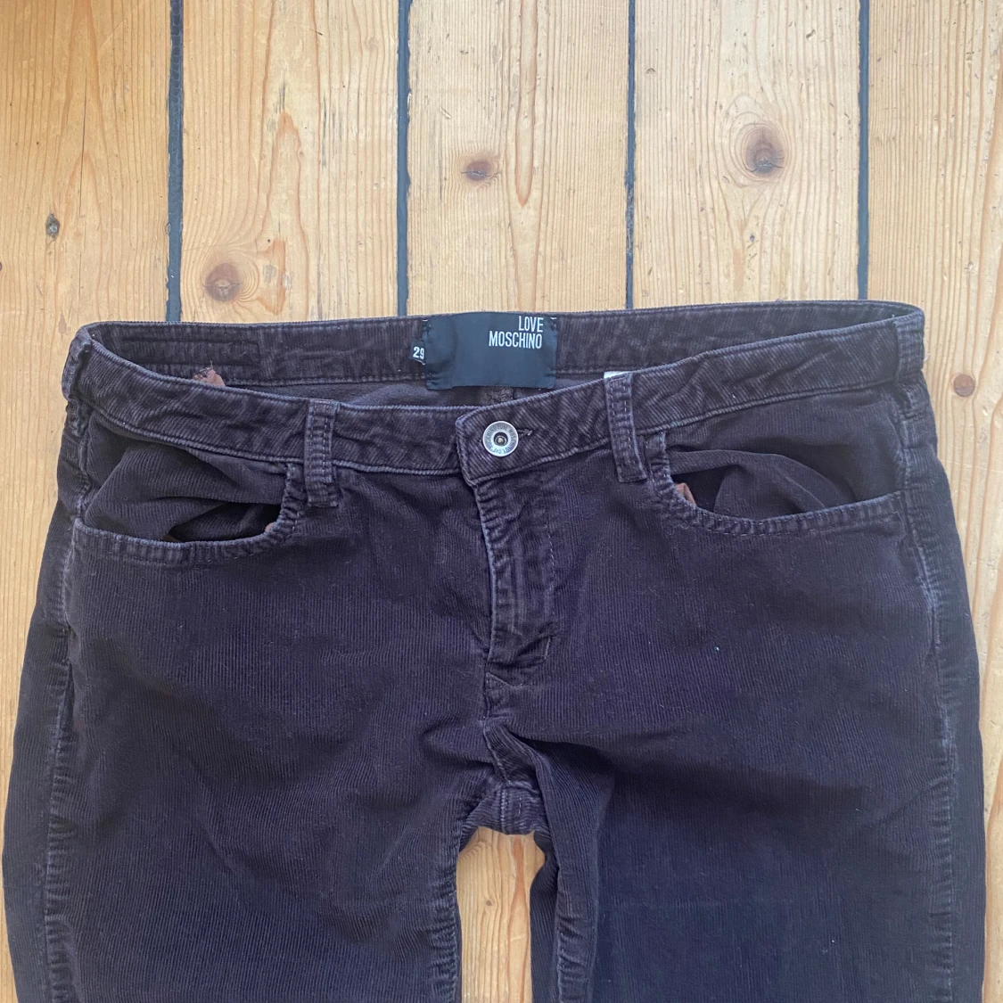 lågmidjade bootcut - 90