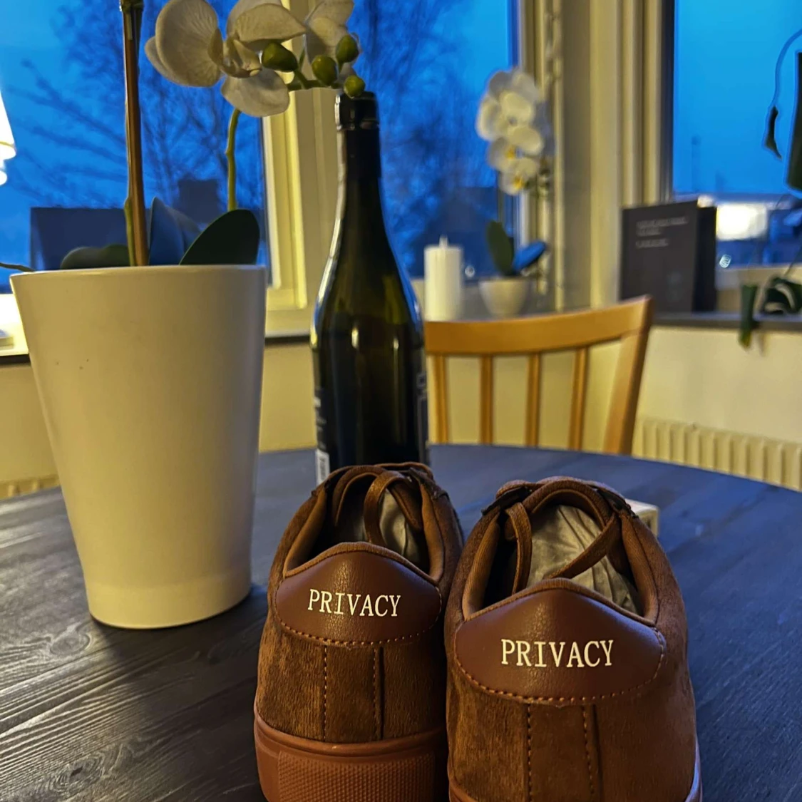 Mörkbruna Privacy Brands skor - 90