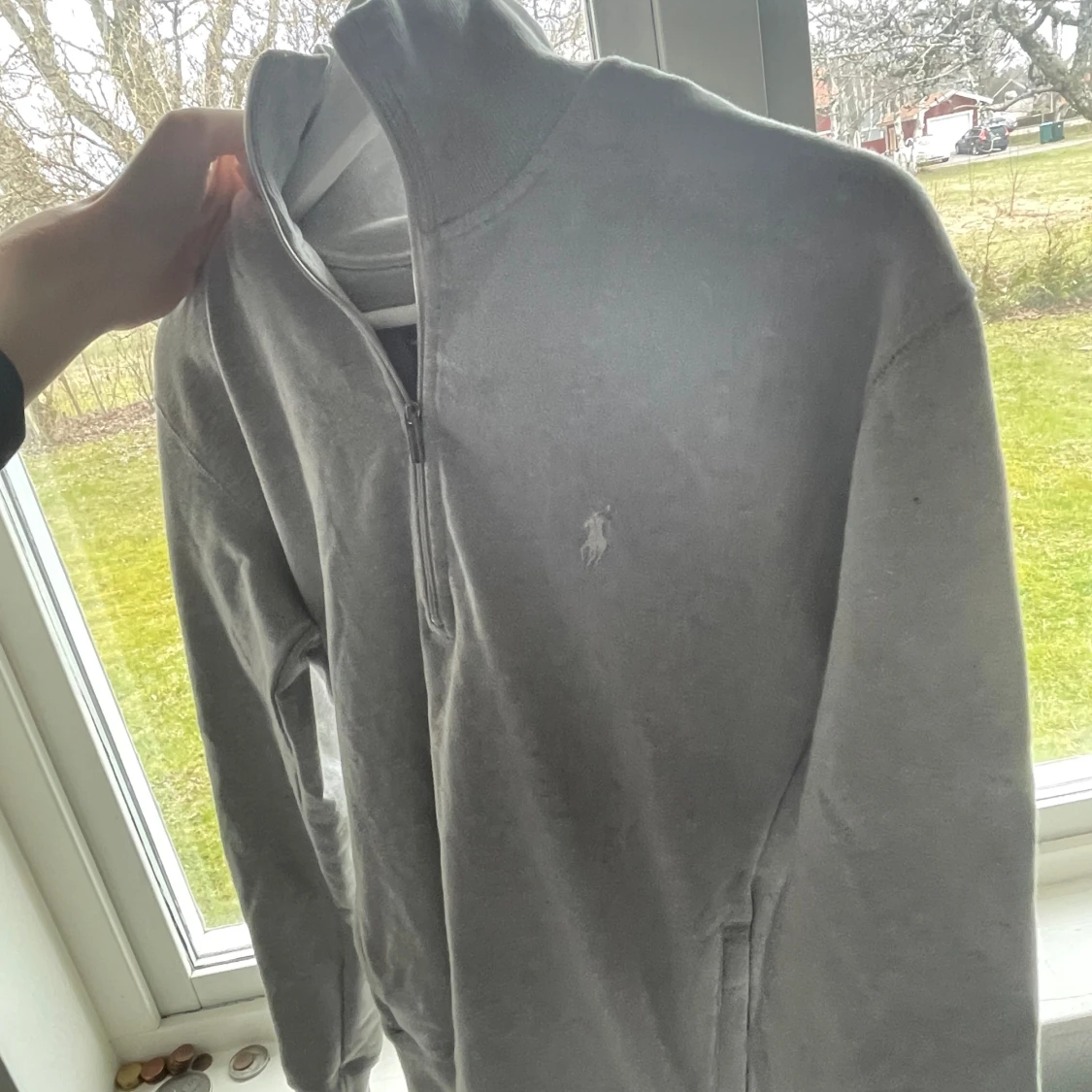 Ralph Lauren zip up/tröja/krage - 93