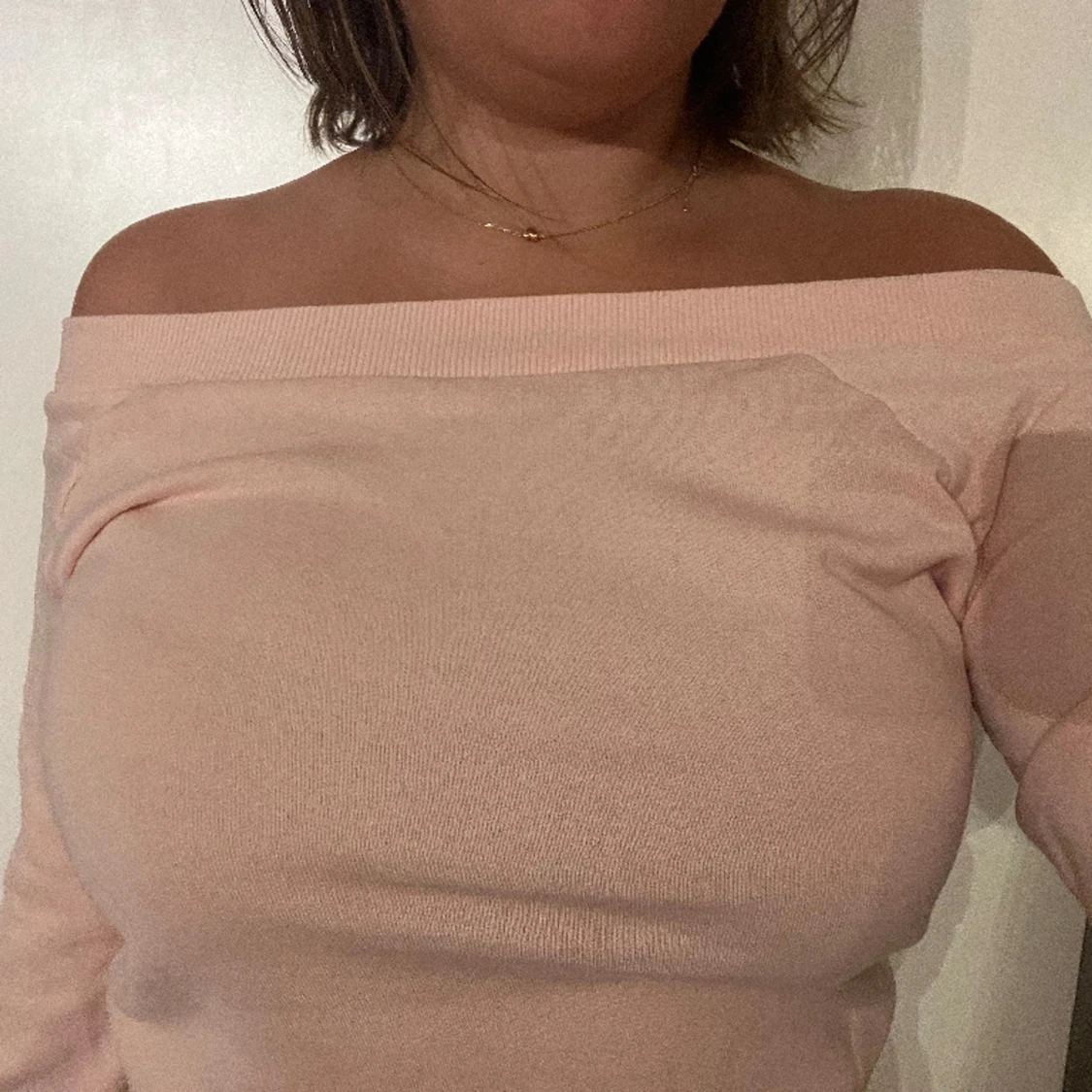 Off shoulder tröja - 90