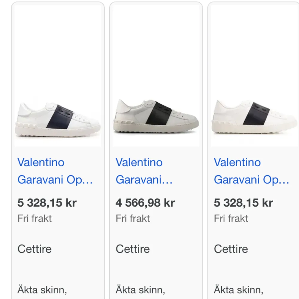Söker loubs eller valentino skor i 45/46 till bra pris. Övrigt.