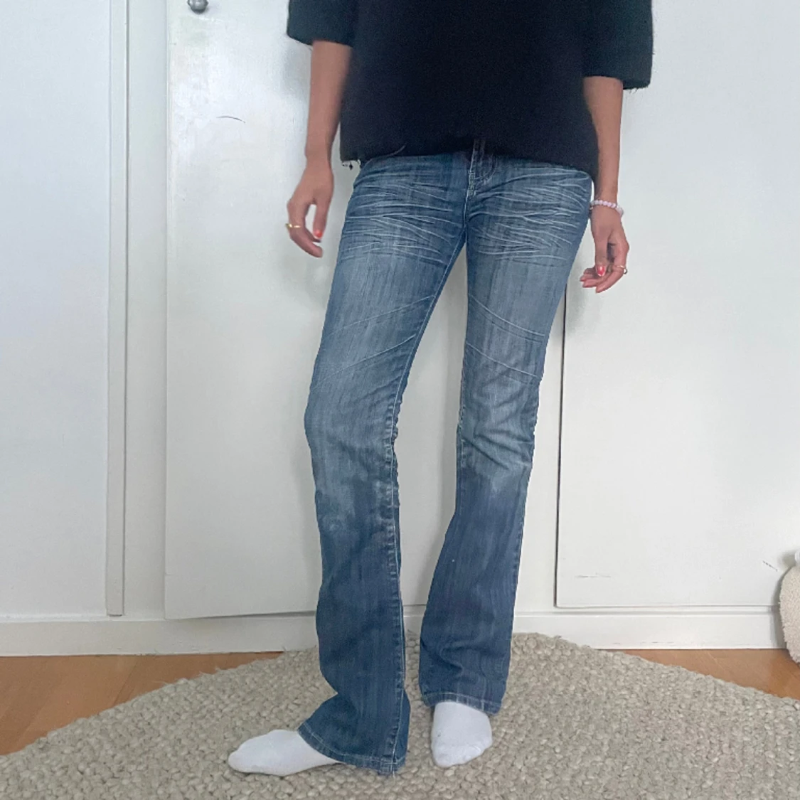 Lågmidjade jeans