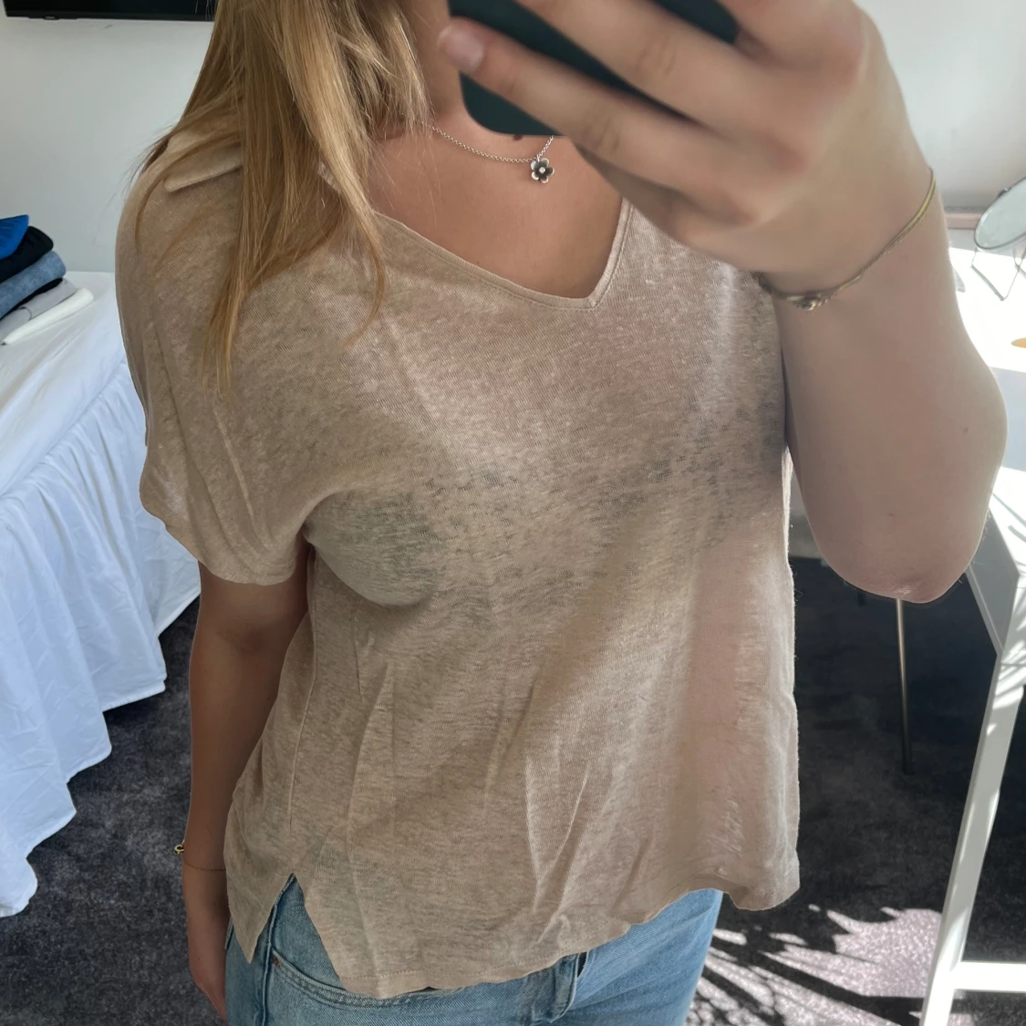 Beige t-shirts  - 90