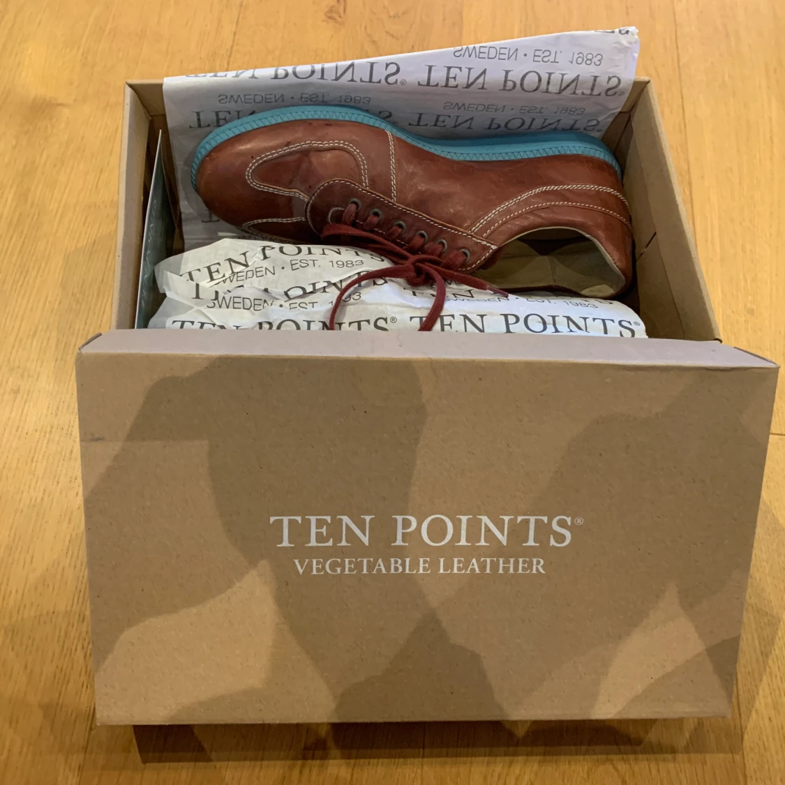 Lädersko Ten Points stl 43 - 91