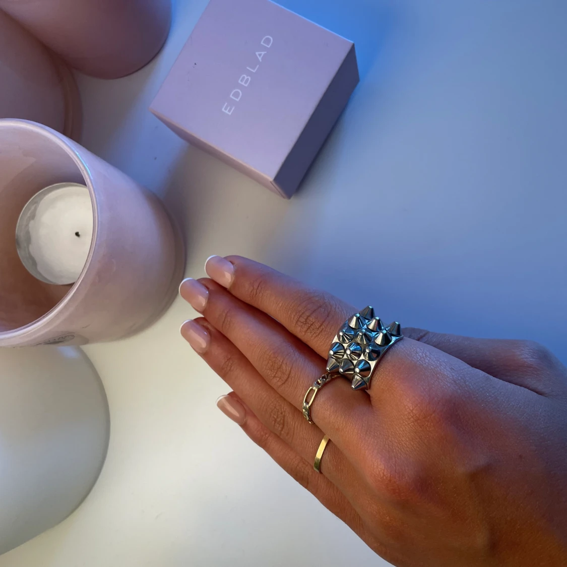 Edblad spike ring silver - 91