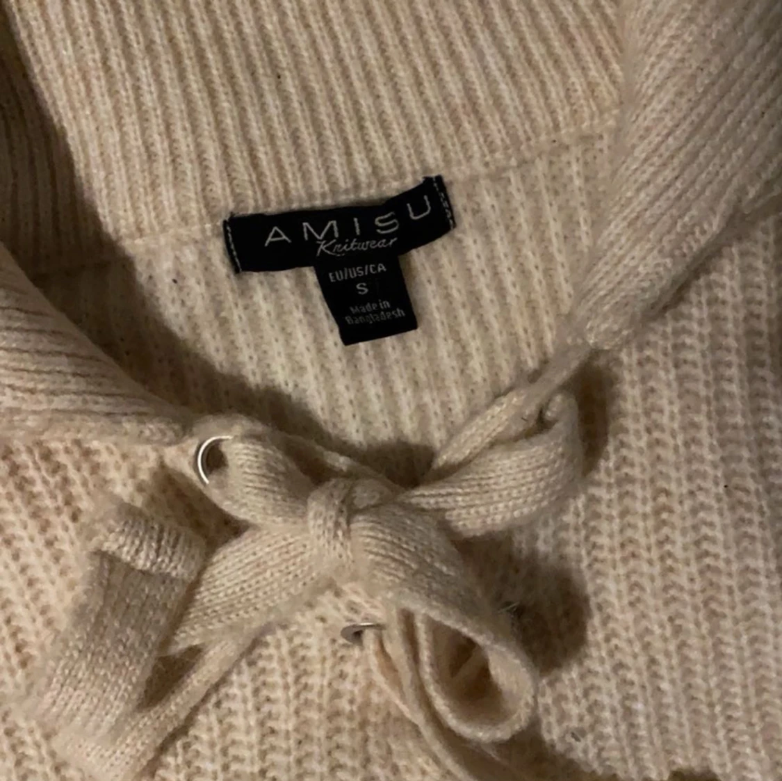 Söt stickad tröja S - 91