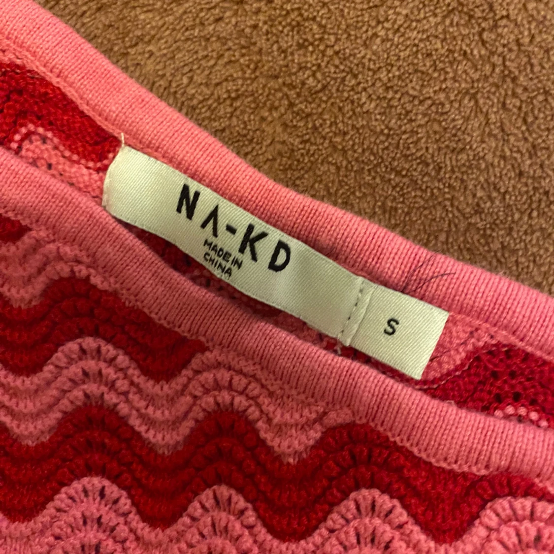 Na-kd wavy shoulder dress - 91