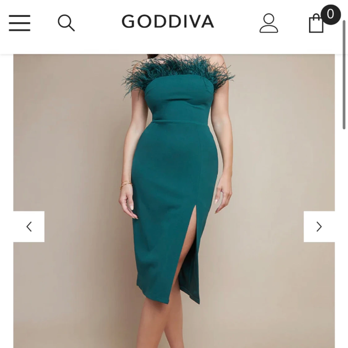 Klänning från Goddiva - 90