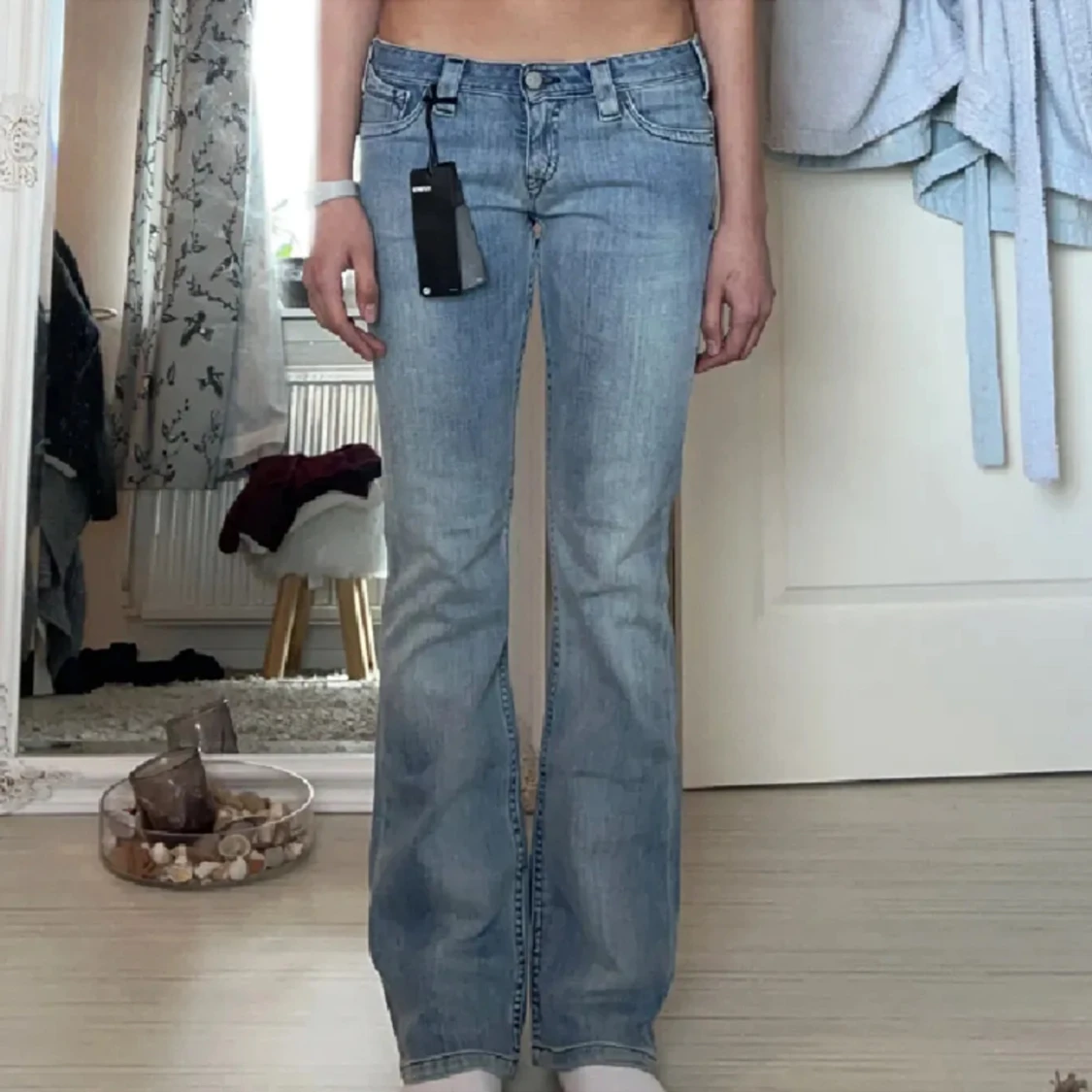 Lågmidjade jeans  - 90