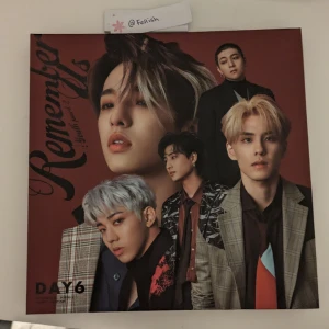 Day6 Remember Us kpop album - Day6 Remember Us: youth part 2 album Fint skick på allt förutom sungjin child photocardet som är böjd på baksidan. Fler bilder kan fås! Ingår; Young K clear card Dowoon postcard Cd Photobook Wonpil PC Sungjin PC Sungjin child PC 