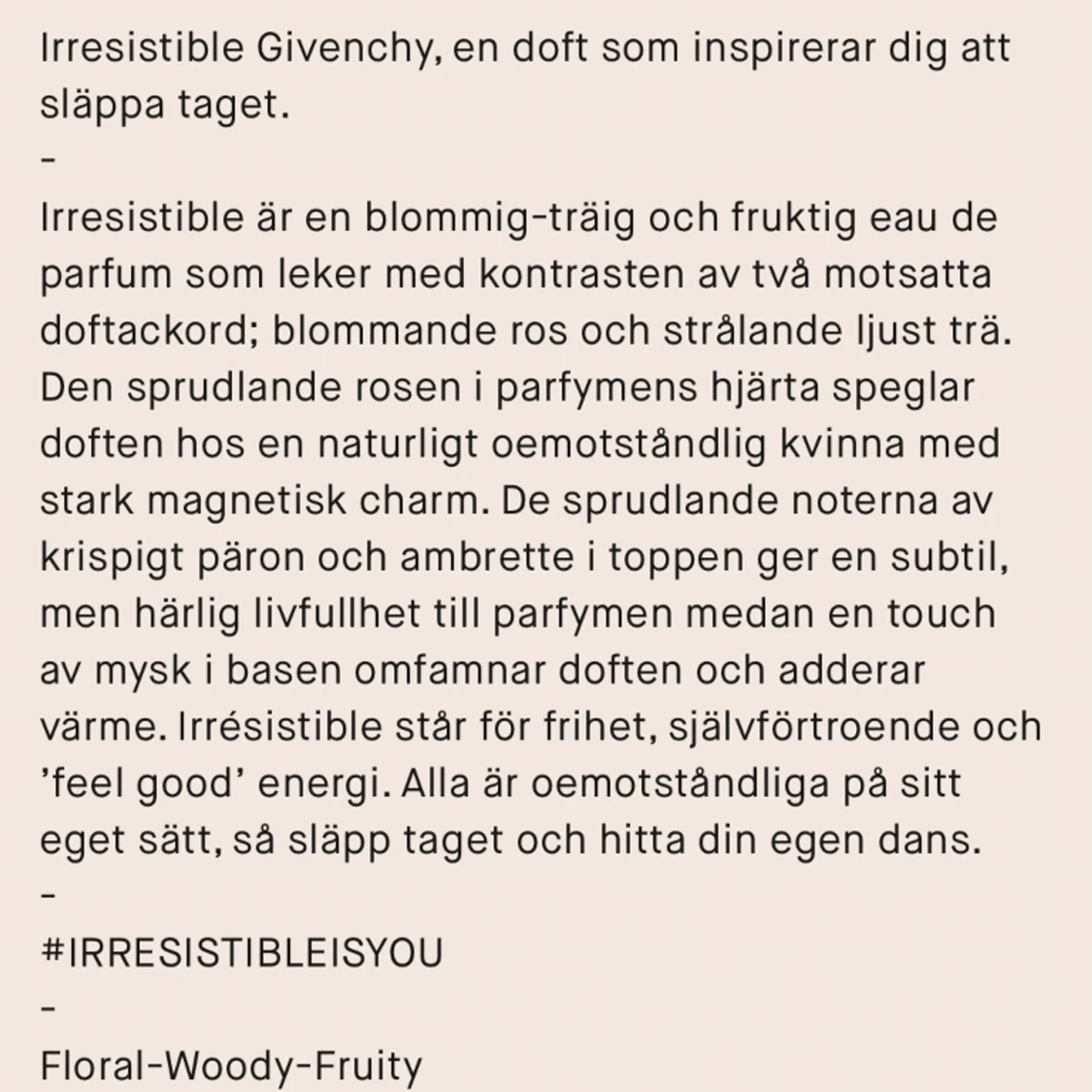 Irresistible givenchy parfym  - 90