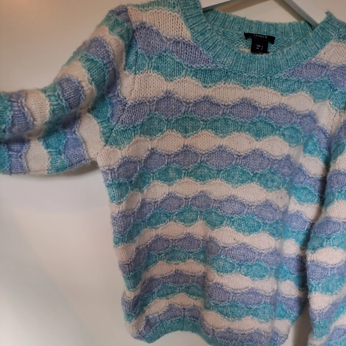 Stickad Tröja Pastell - 92