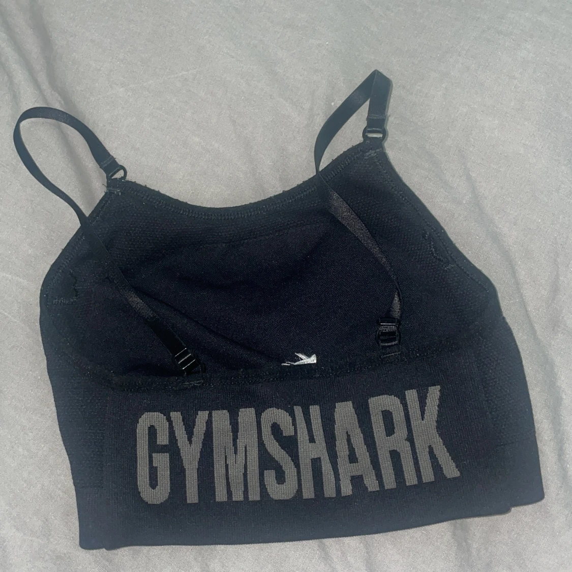 Svart sport-bh  - 90