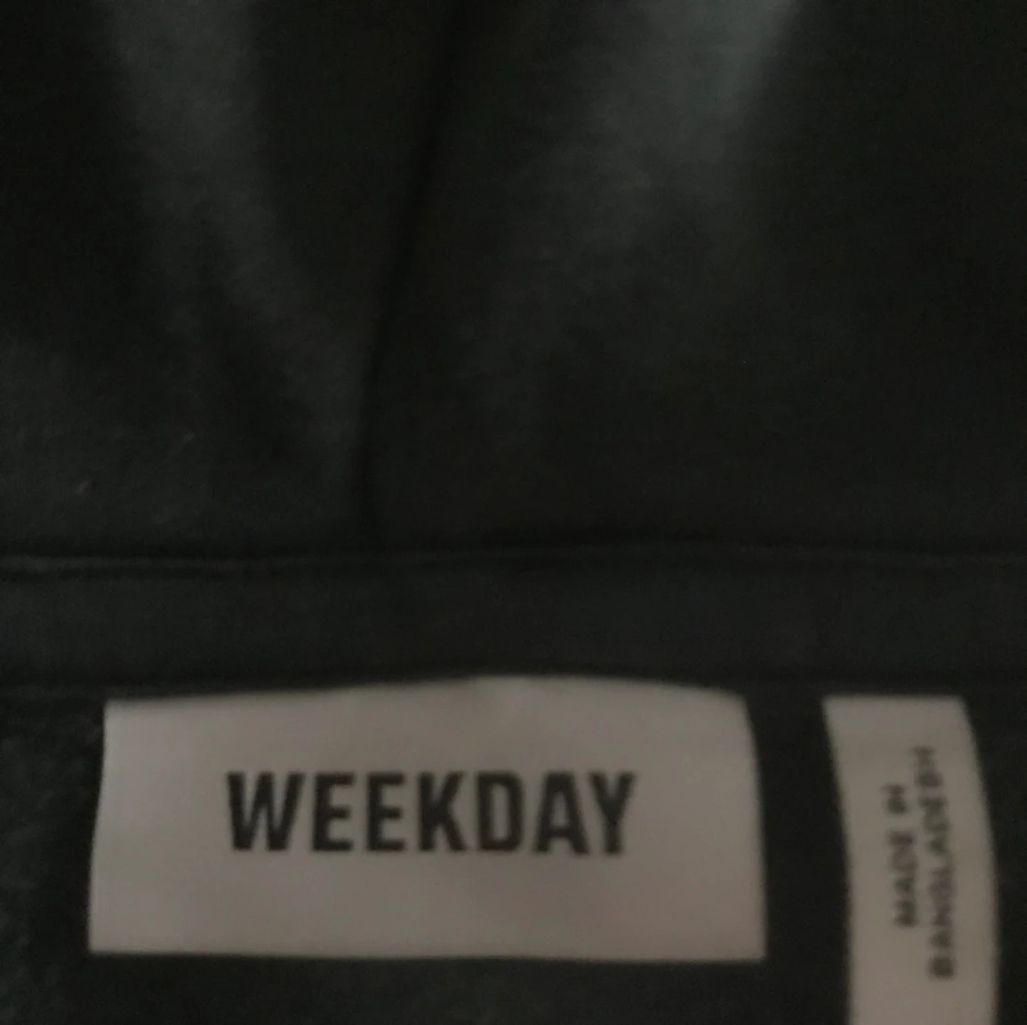 WEEKDAY Hoodie, mörk grön - 91