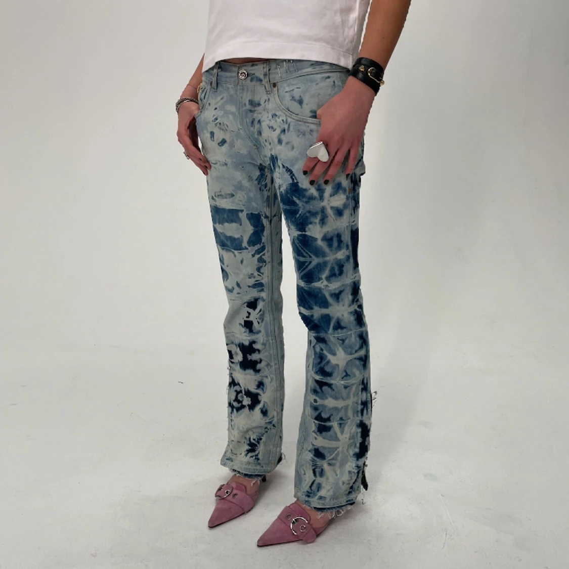 REMAKE TIEDYE JEANS