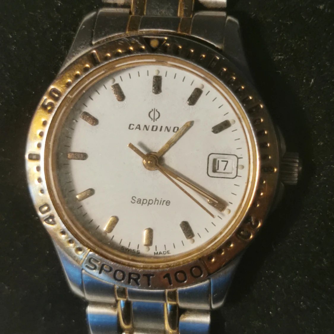 Candino sapphire Swiss Made