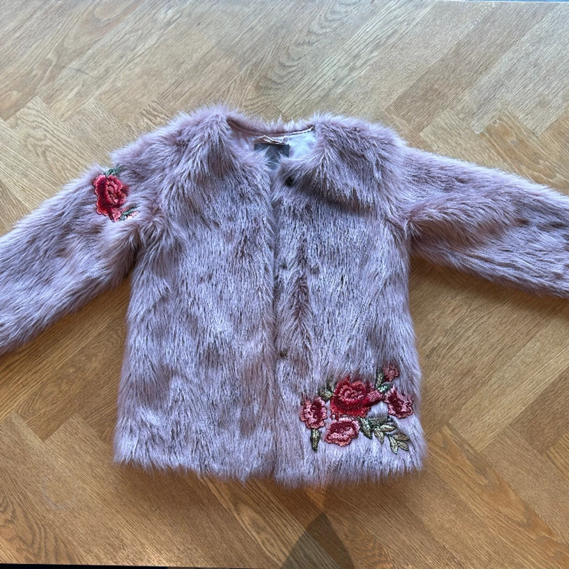 Creamie Jacka - Faux Fur - Rosa