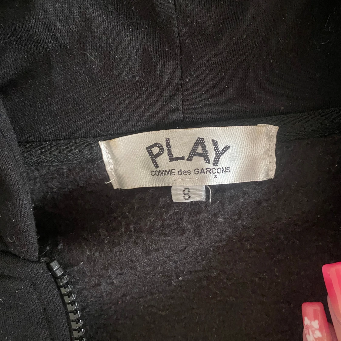 comme de garçons play zip-up - 90