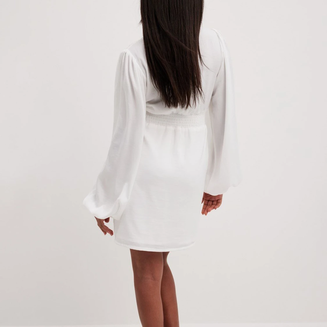 Vit miniklänning, NAKD - 90