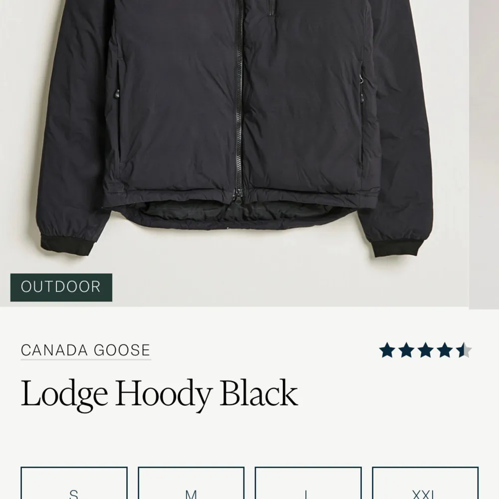 Canada Goose jacka i modell Lodge Hoody. . Jackor.