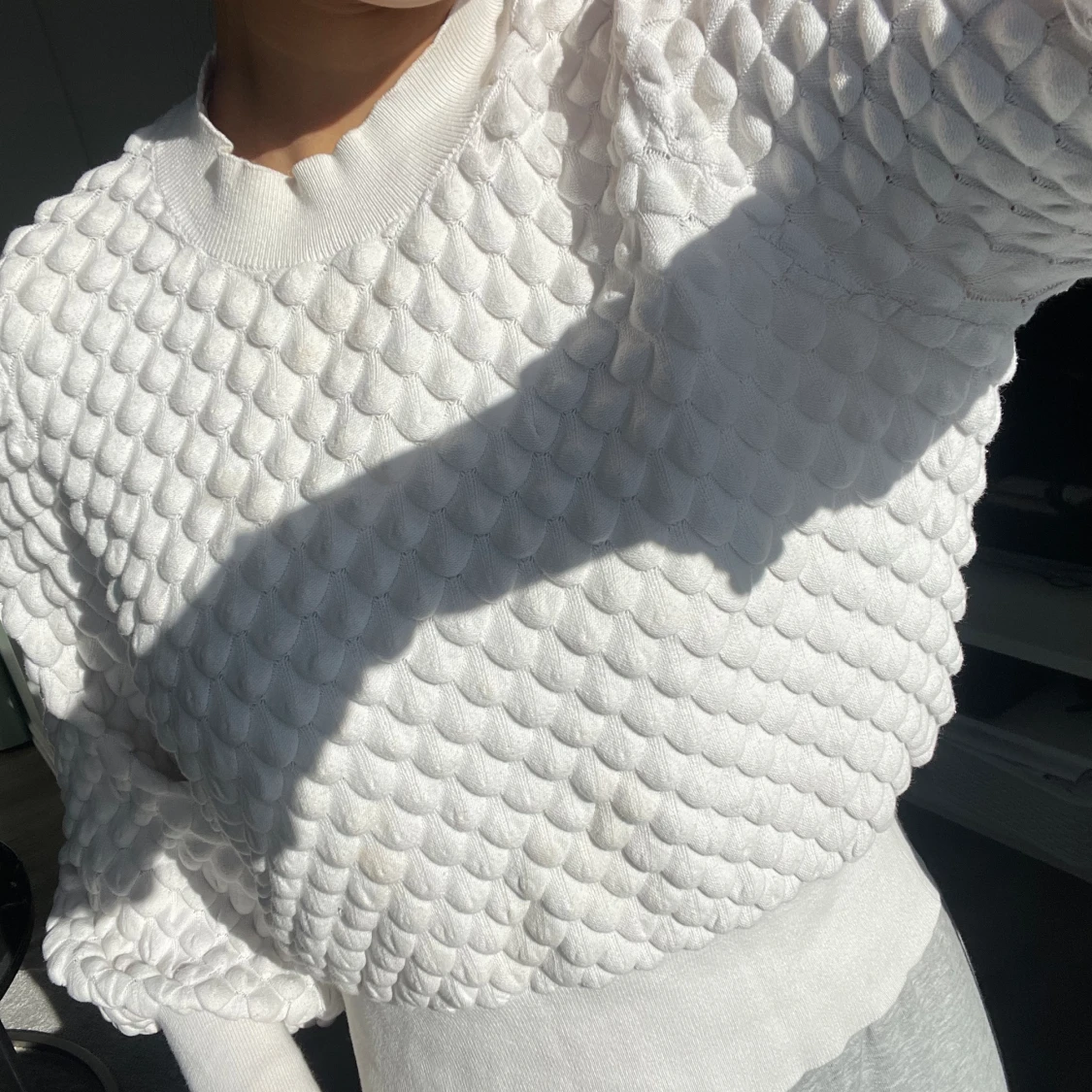 Struktur stickad tröja đ€