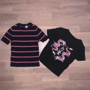 T-shirts - 6 H&M och New Yorker tröjor/toppar till salu. Kan köpas som paket eller enskilda 1. 15kr 2. 15kr 3. 15kr 4. 15kr 5. 10kr 6. 15kr Paketpris 80kr.Fint skick lite urtvättade. Färgen på den fjärde tröjan är lite blek men inte så illa. Alla är storlek XS