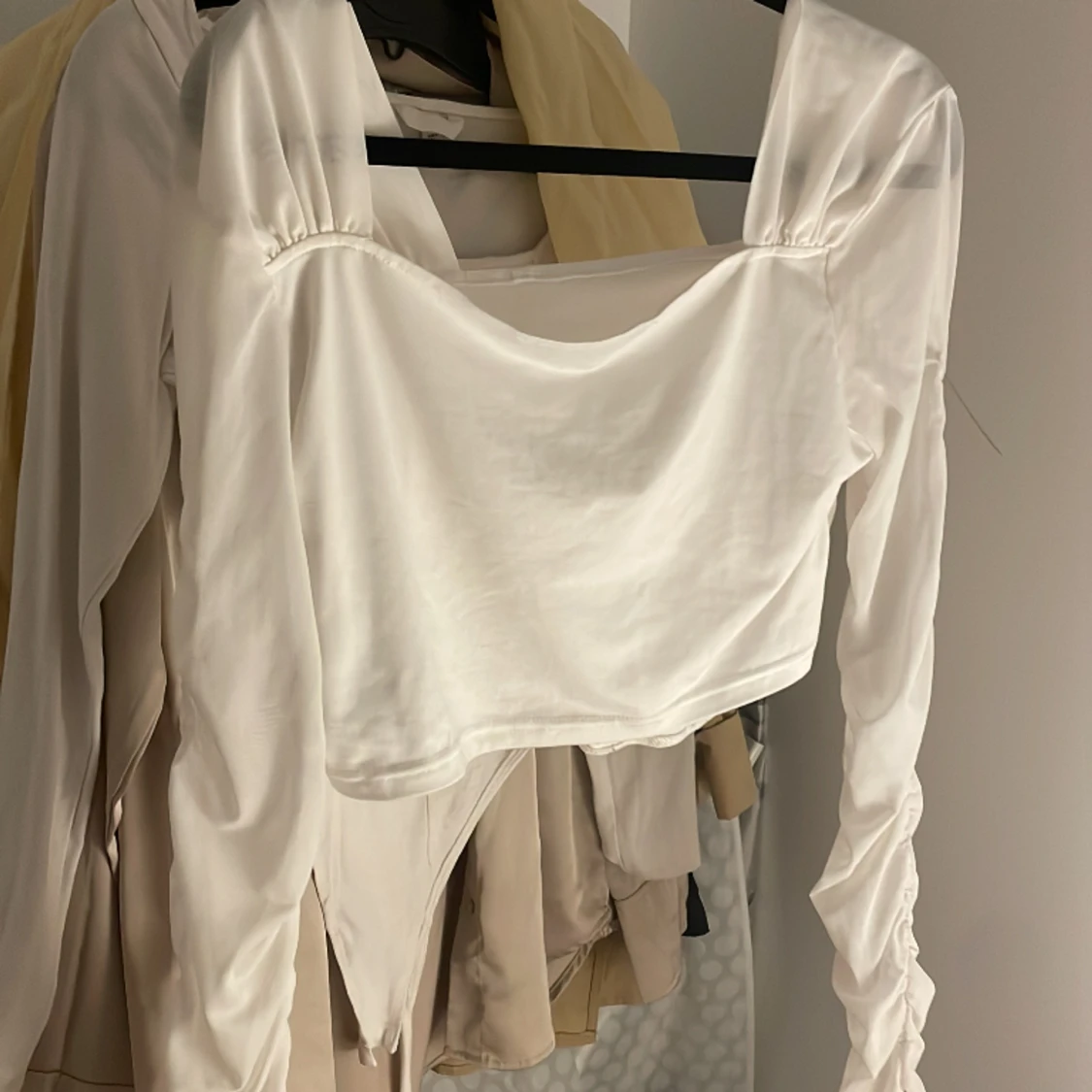 Vit fin tröja  - 90