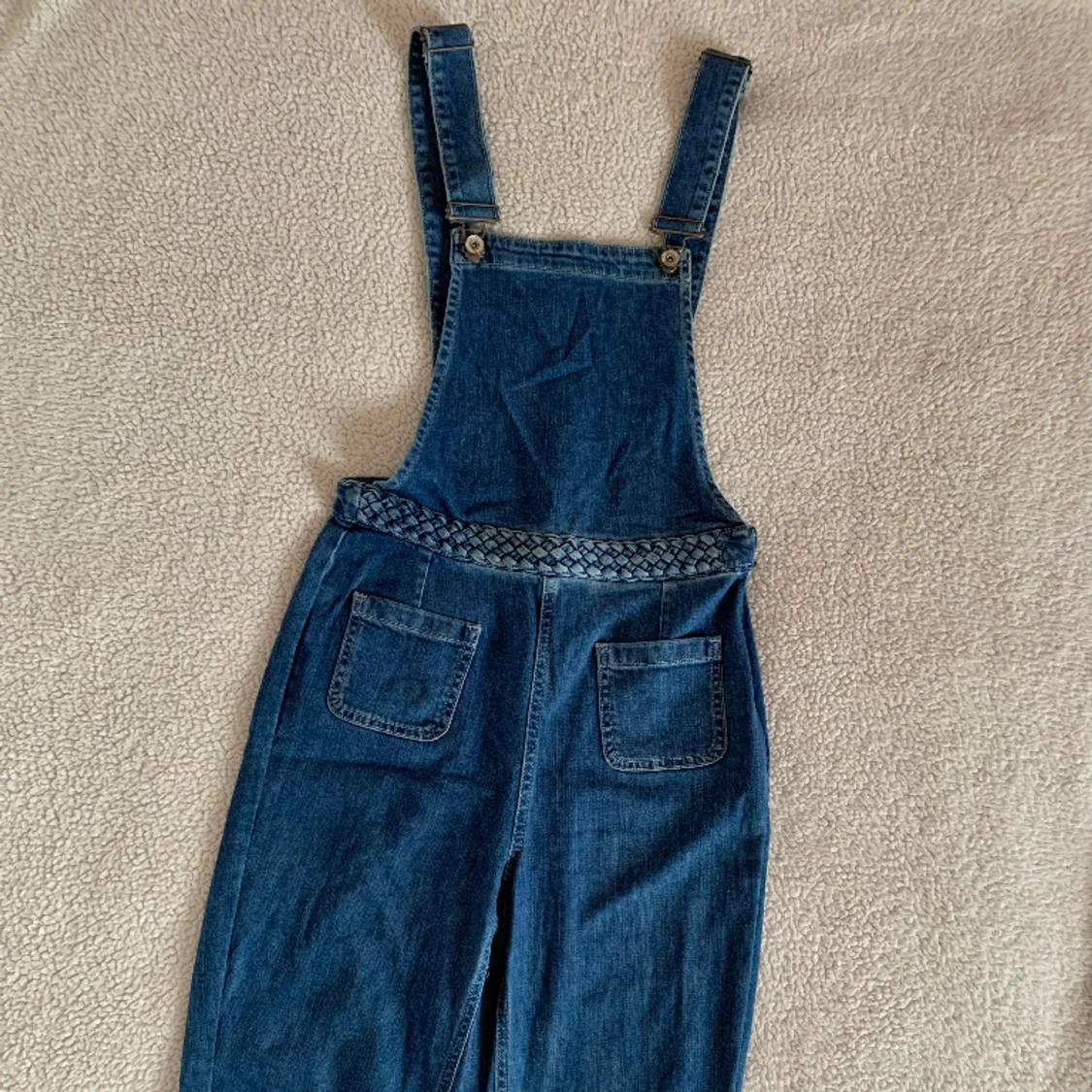 ZARA vintage denim hängselbyxor