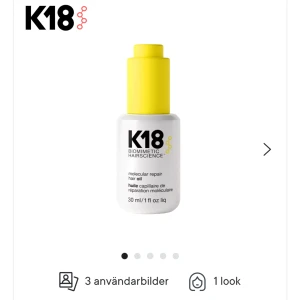 K18 hårolja  - Helt ny oöppnad hårolja från lyko som kostar 775. Skriv privat för mer bilder , kan tänka mig sänka priset vid snabbköp