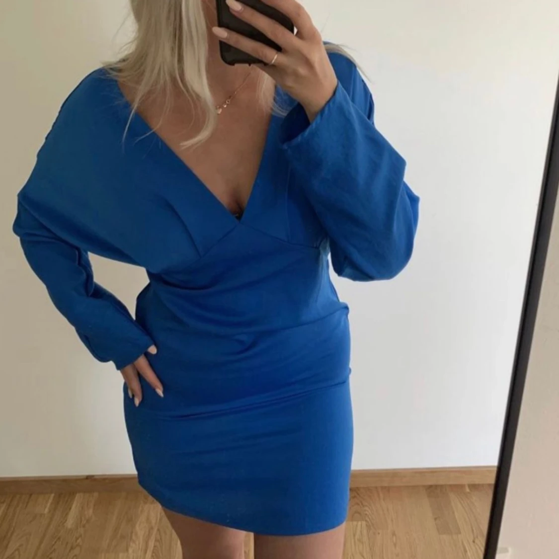 Blå klänning  - 91